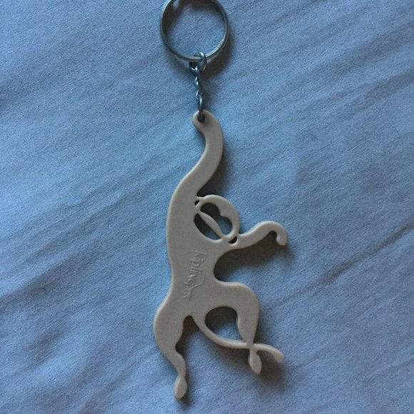 Kipling Plastic Monkey / Gorilla Tan Keychain - Picture 3 of 7